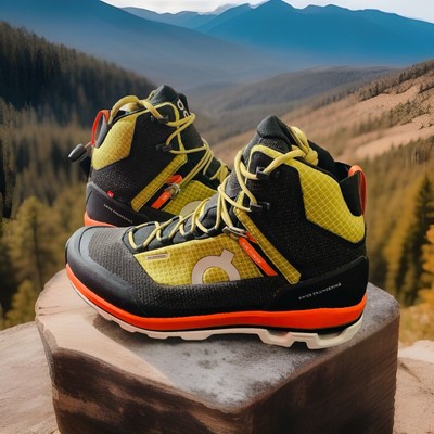 On Running Cloudalpine Waterproof-Safari Black-Men s Size 9.5 US NWOB