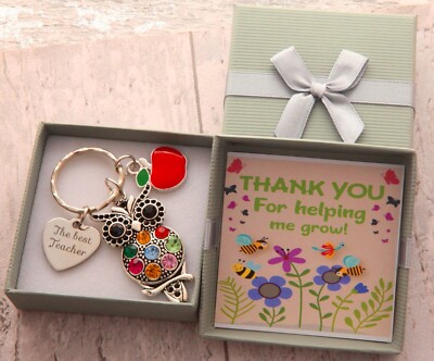Eule Danke Lehrer Lehrassistent Geschenk Charm Schlüsselanhänger - Geschenke für Lehrer,,