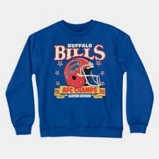 Buffalo Bills AFC Champs 1988 Crewneck Sweatshirt T01