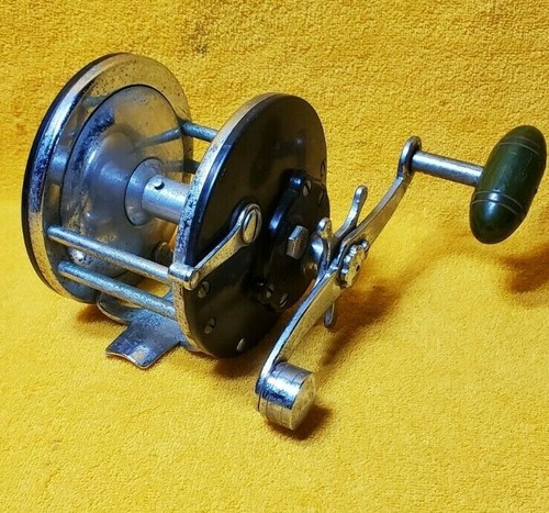 This is a vintage Penn Long Beach 60 fishing reel, which was