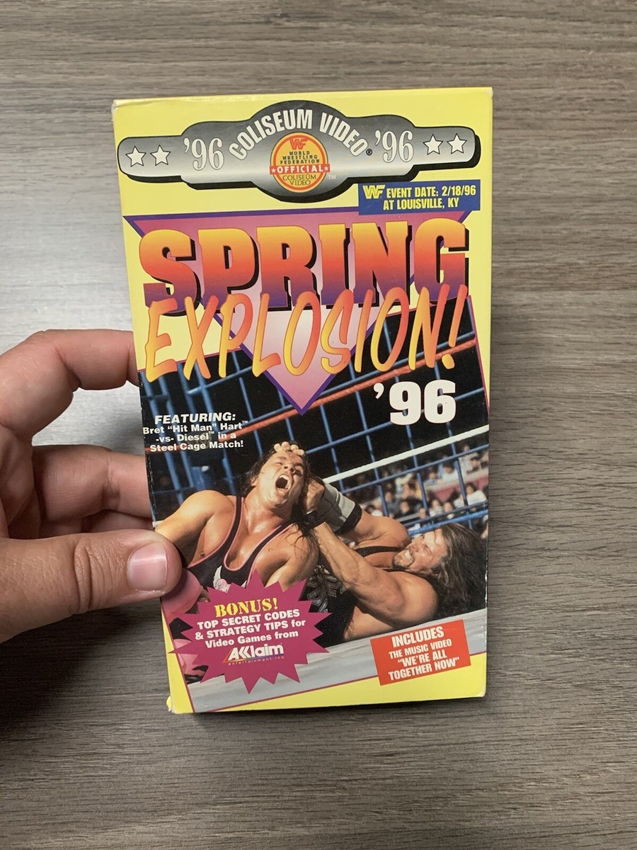 WWF: Spring Explosion 96 1996 VHS, In Your House 6, Rage in the 