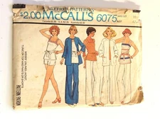McCall's 6075  Misses' Unlined Jacket, Tunic,...(see details)   Size  20 Bust 42