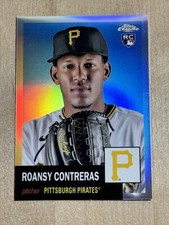 2022 Pirates Roansy Contreras Topps Chrome Platinum Anniversary SILVER REF RC