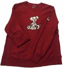 Vintage Disney Store 102 Dalmatians XL Red Sweatshirt