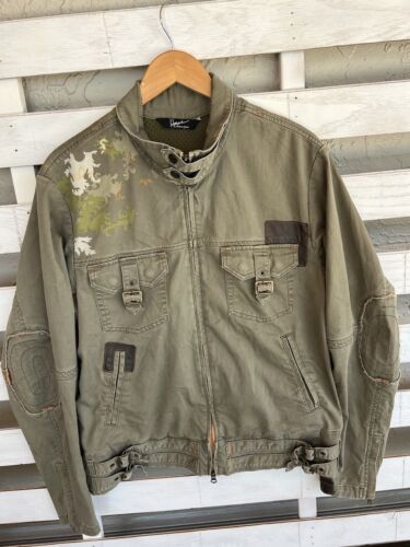 House Of Howe English Country Gentlemen Green Mens Medium Jacket Zip Pockets.