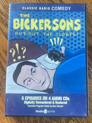 Bickersons THE BICKERSONS PUT OUT THE LIGHTS! AUDIO CD RADIO SPIRITS CLASSIC RADIO ...