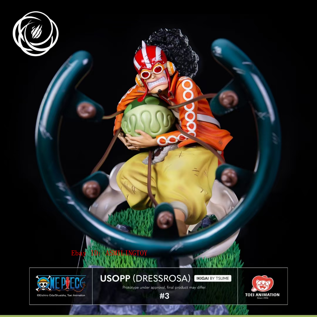 激レア　Tsume art ウソップ Usopp New world TSUME ART One Piece Usopp Dressrosa Ikigai 1/6 Scale Statue Figure