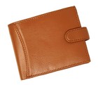 GENTS RFID TAN REAL LEATHER WALLET CREDIT CARD HOLDER, PURSE, COIN POUCH 304