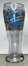 ONE Rare Beer Glass Coors Brewing Blue Moon Denver Road Trip Belly Slide Pilsner