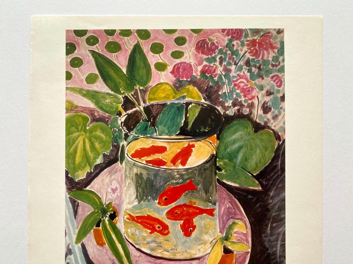 HENRI MATISSE VTG 1981 1ST ED POSTIMPRESSIONIST LITHOGRAPH PRINT