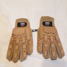 Armored Padded Gloves Tan XL Gel Blaster, Nerf, Paintball, Airsoft