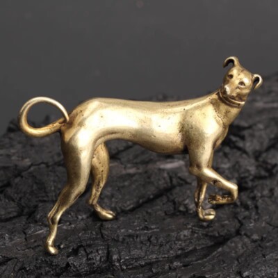 Animal Brass Dog Ornament Creative Unicorn Simulation Copper Insect Gift