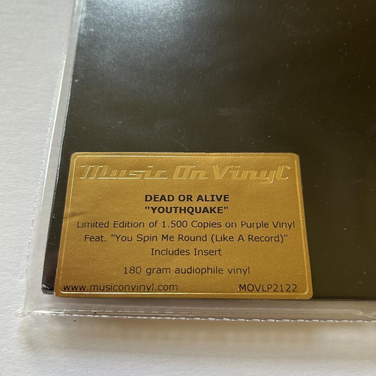 Dead Or Alive Youthquake LP Music On Vinyl Record Colored Purple