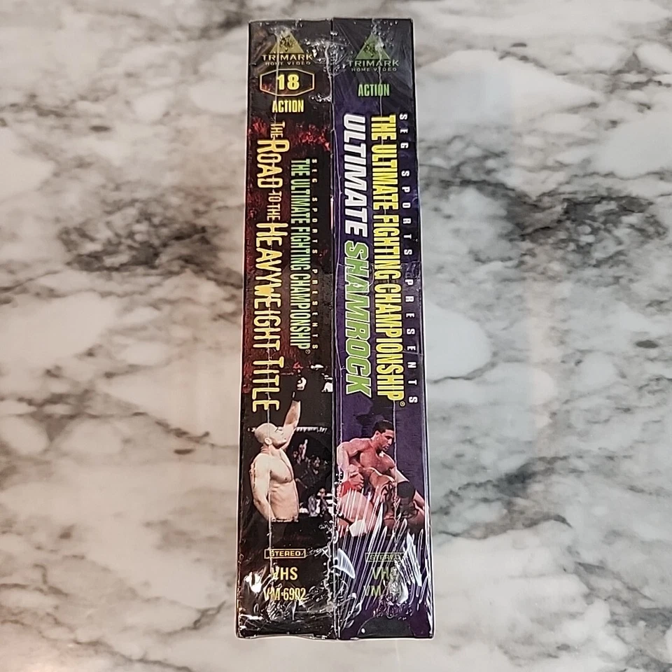 The Ultimate Fighting Championship VHS 2 Pack Ultimate Shamrock Road To The... - Image 2 of 4