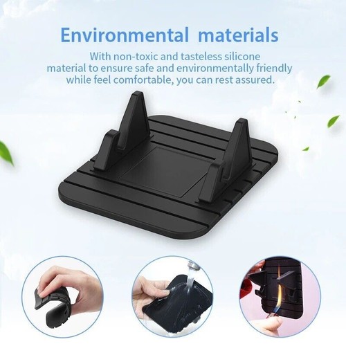 Car Dashboard Anti-slip Mat Rubber Mount Holder Pad Stand For Mobile Phone GPS - Picture 3 of 6