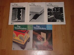 Fine Woodworking Magazine Issues 45 To 49 1984 Woodwork Wood Ebay