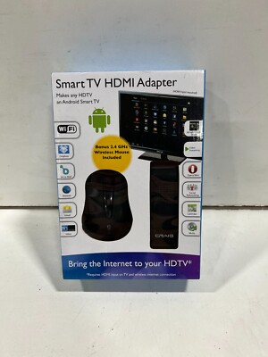 Craig Smart TV HDMI Adapter & Wireless Mouse