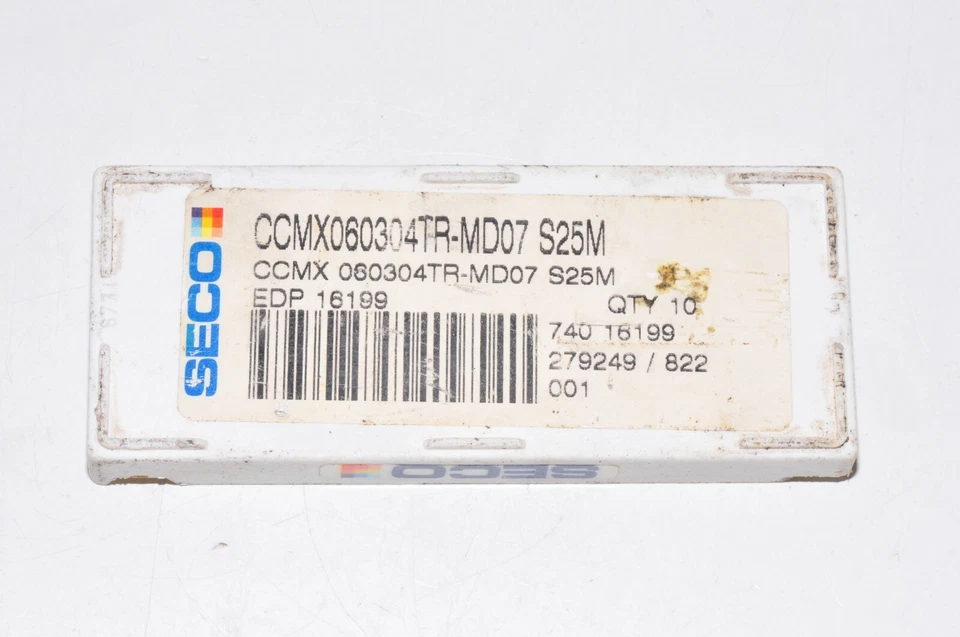 Wendeplatten CCMX 060304TR-MD07 S25M  CCMX 060304TR-MD07 SECO 10Stück  RHV16938 - Bild 4 von 4