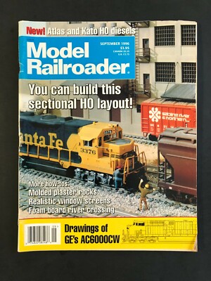 Model Railroader Magazine September 1996  Build this sectional HO layout