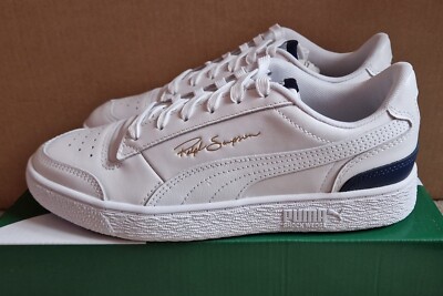 Womens Puma Ralph Sampson Trainers UK White Leather