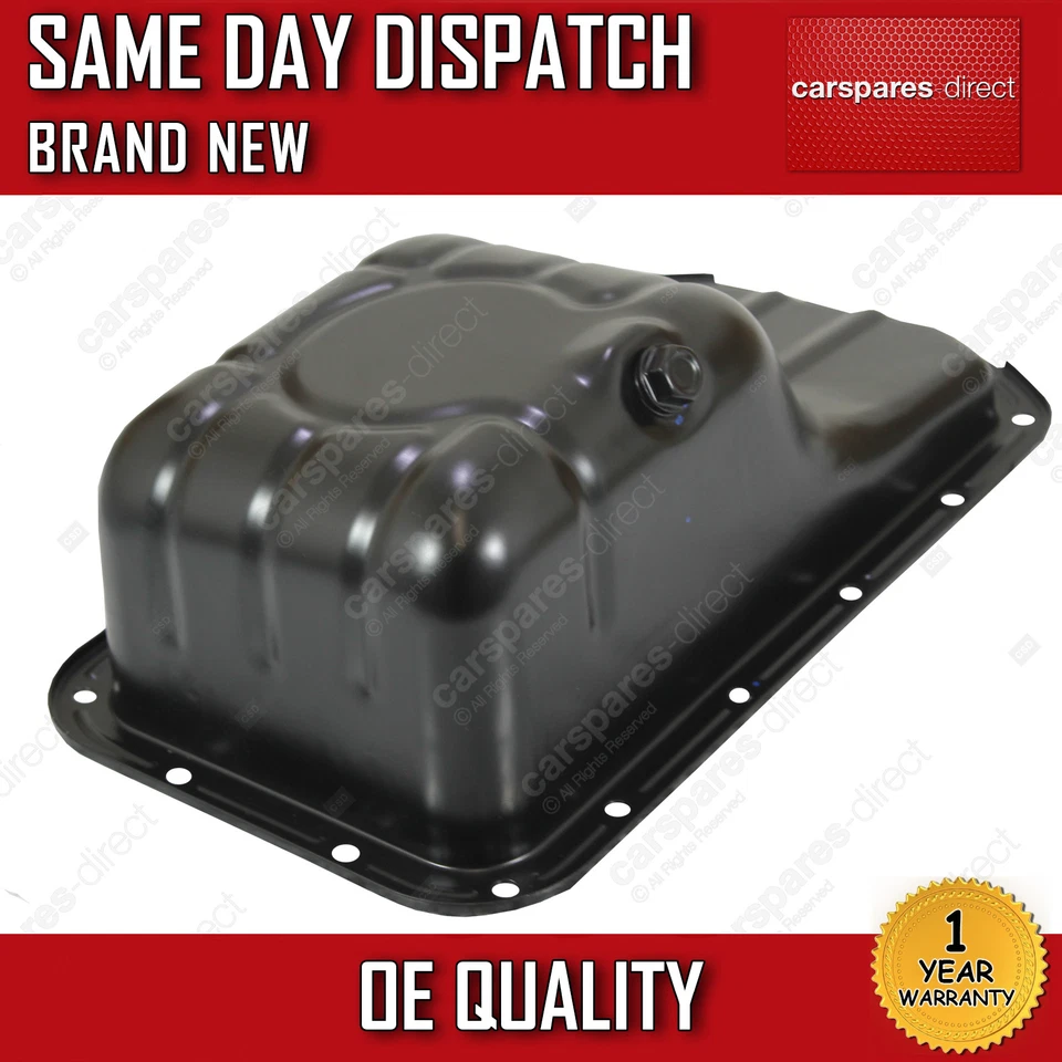 FOR HYUNDAI GETZ i10 AMICA ATOS PRIME 1.0 1.1 PETROL STEEL ENGINE OIL SUMP PAN - Image 2 of 4