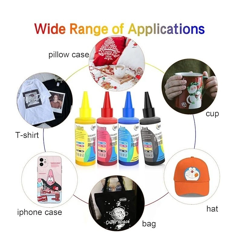 400ML Sublimation Ink Refills for Epson Inkjet Printers - Image 4 of 4