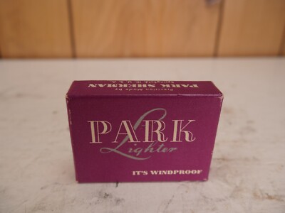 Vintage Park Sherman U.S.A. Cigarette Lighter Original BOX ONLY