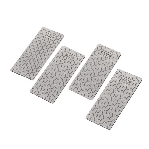 4pcs Diamond Knife Sharpener Sharpening Stone Honeycomb Grind Sharpener Kit AU - Picture 12 of 13