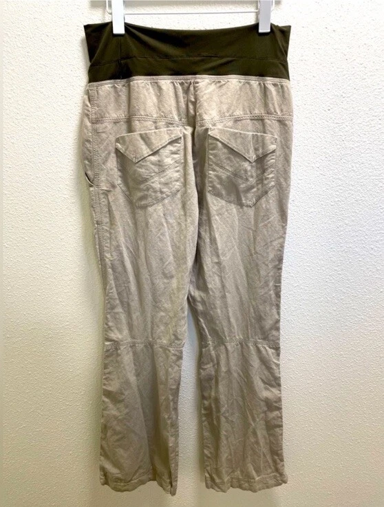 arcteryx linen blend maternity relaxed fit lightweight pockets pants