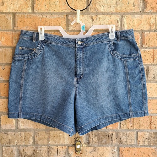 Denim Jean Shorts Blue Size 24W | eBay