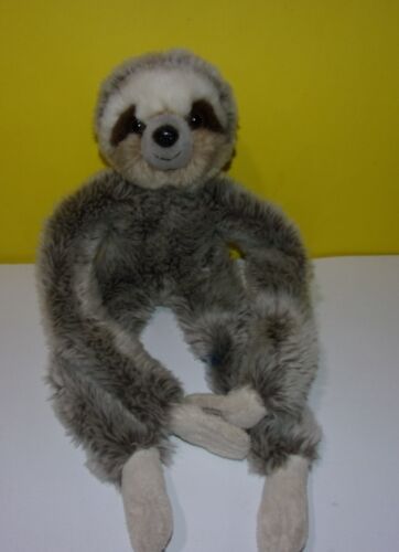 Adventure Planet Baby Sloth 16" Butter Super Soft Heirloom Plush Gray - Picture 1 of 3