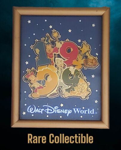 DISNEY JUMBO PINS 11159 FRAMED SET - WDW 1999 CONVENTION COMMEMORATIVE MICKEY - Picture 2 of 6