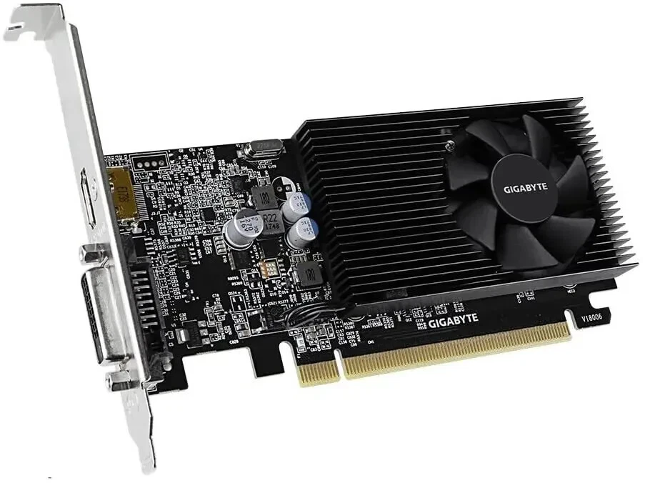 GIGABYTE GeForce GT 1030 Low Profile D4 2G DirectX 12 GV-N1030D4-2GL Video Card - Image 2 of 4