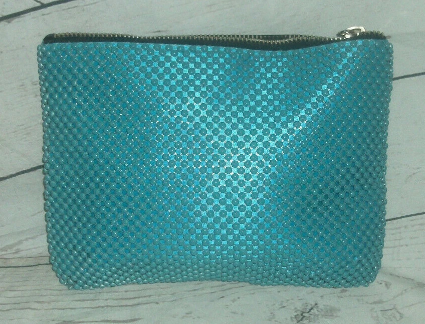 Nali Blue Beaded Large Clutch Bag eBay