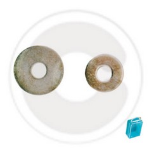 Fisher 8 Rondelle Piatte In Acciaio Zincato 200 Pz - Misura #8 (3/16" X 7/16"), Spessore 0.065" Kit Rondelle Piatte Americane - Foto 11