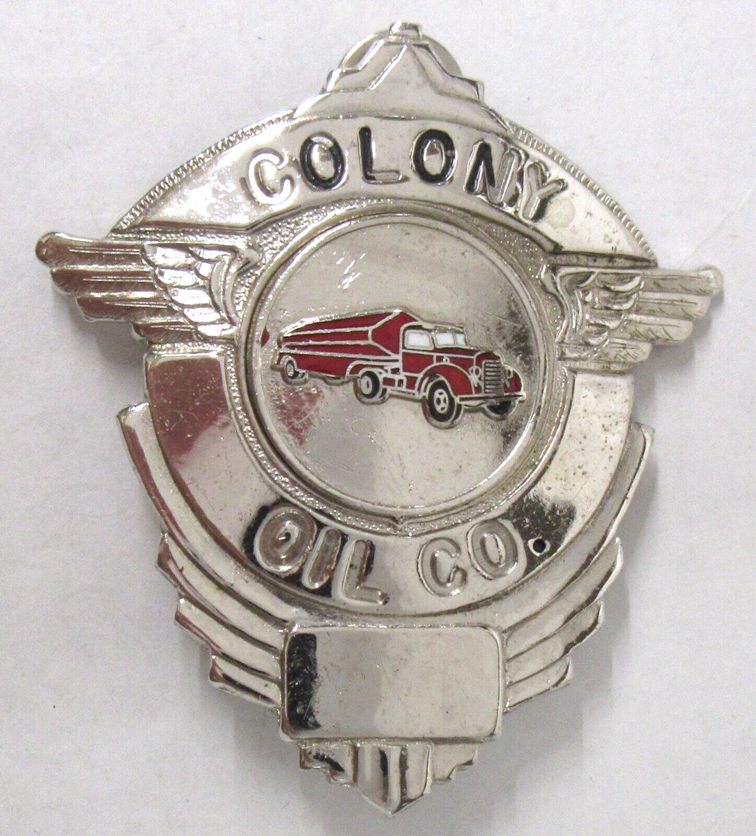 1950's COLONY OIL CO. Truck Driver HAT BADGE xx | eBay