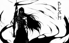 Anime bleach kurosaki ichigo monochrome CCG Gaming Mat Desk