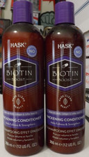 2 NEW 12 oz Hask Biotin Boost Thickening Hair Conditioner Biotin Collagen coffee