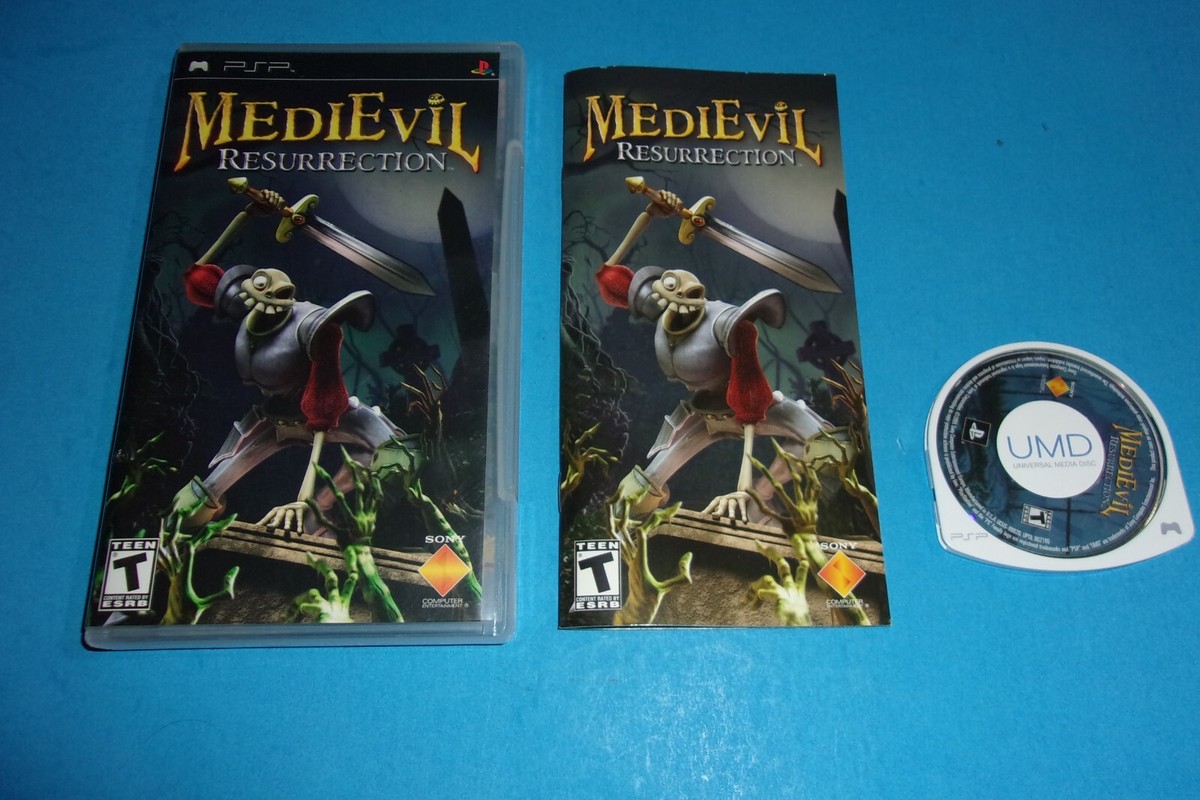 MediEvil Resurrection Playstation PSP Complete CIB Authentic