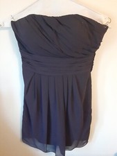 Bill Levkoff Purple Chiffon Strapless Women's Dress Size 6 Prom Wedding Date