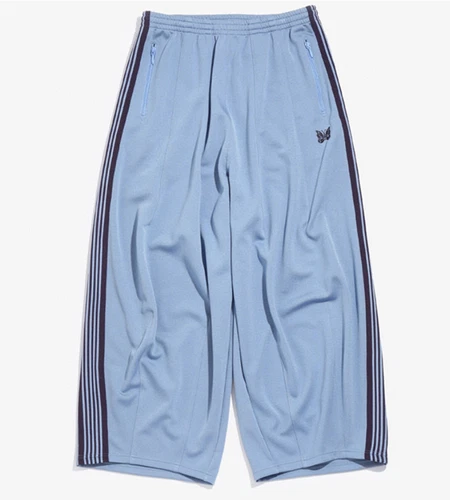 New Needles Butterfly embroidery Straight-leg fat pants Casual sports Wide-leg! - Picture 7 of 32