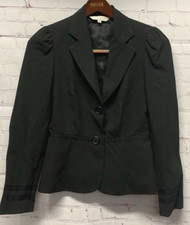 Trina Turk Size 6 Blazer Jacket Suit Separate Solid Black Women