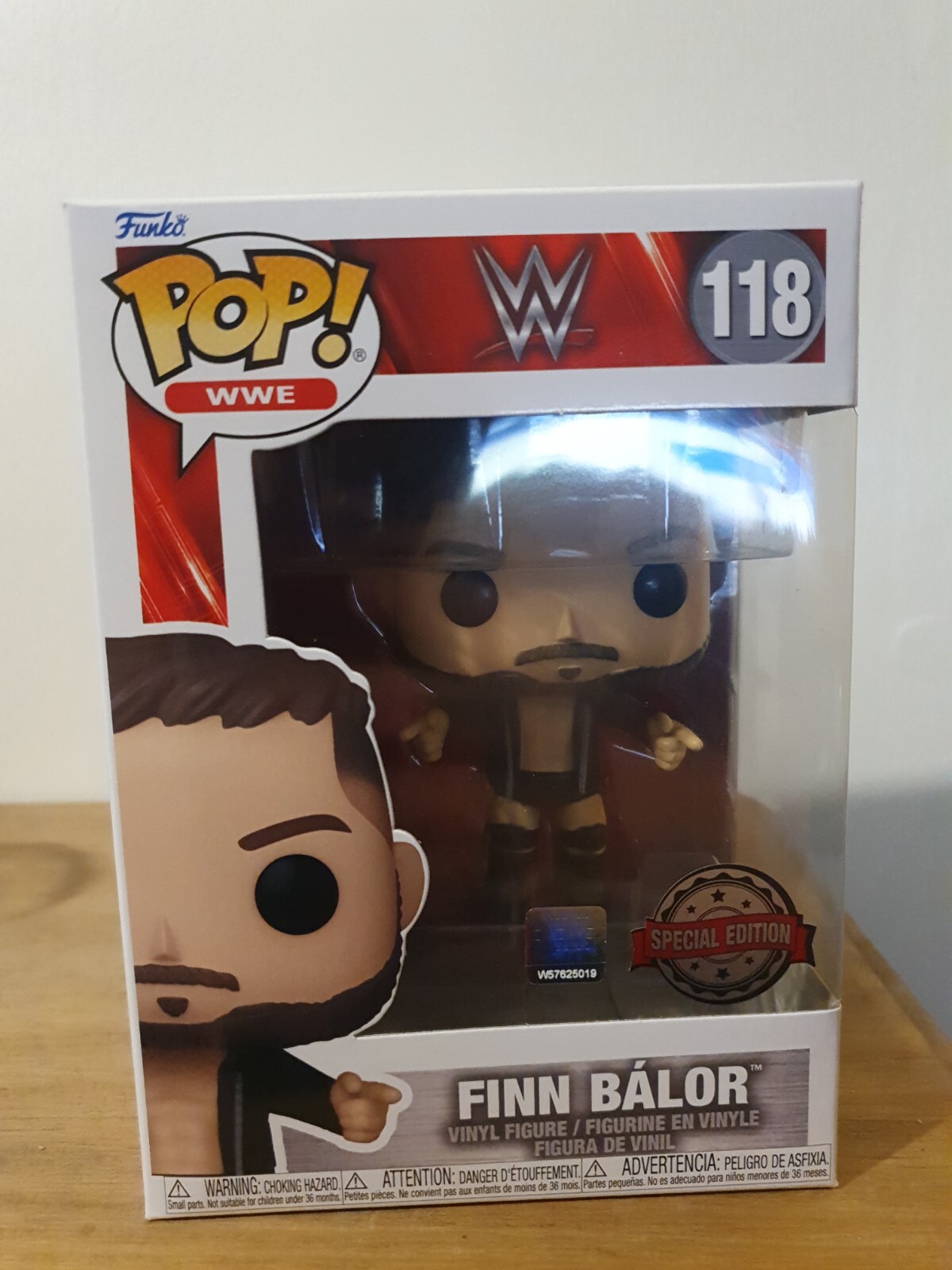 Funko Pop! &Quot;Pegatina De Vinilo &Quot;&Quot;Finn Bálor&Quot;&Quot; Edición Especial 118&Quot; De Wwe