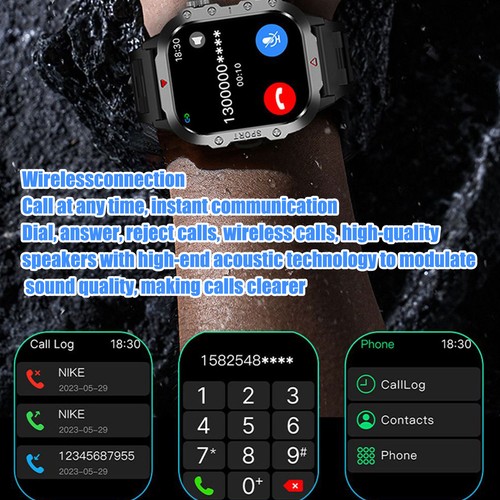Exercise Watch Waterproof Climbing Watch with Flashlight Large Battery supple - 第 6/12 張圖片