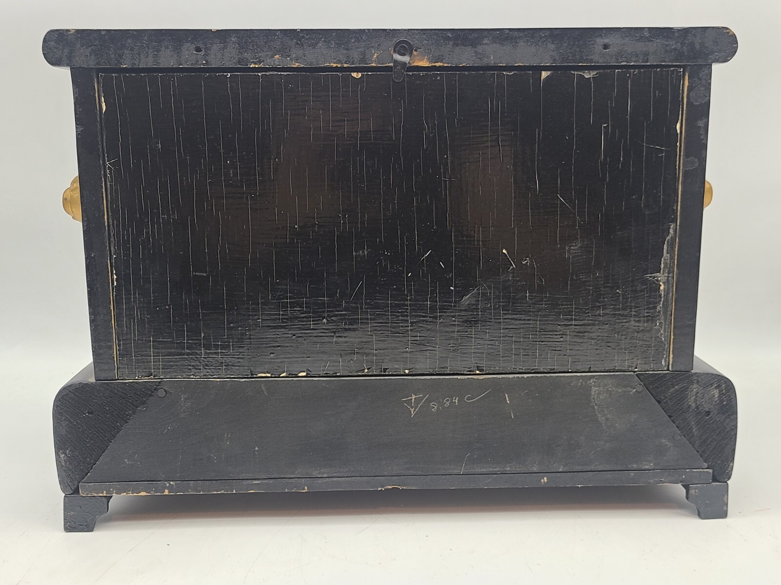 Antique Waterbury Mantle Clock Column Very Ornate Key beautiful condition Note eBay