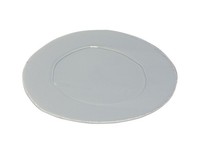 Kuchenteller, Dessertteller Lastra Grigo Grau D. 22Cm Aus Keramik Virginia Casa