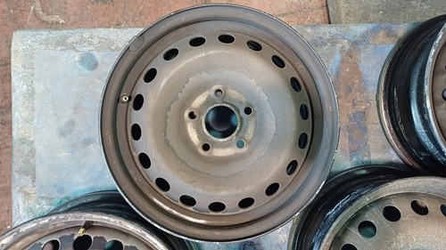 CERCHI RENAULT KANGOO N. 4 Ferro 5 FORI 15" 6J ET 44 - Photo 2/6