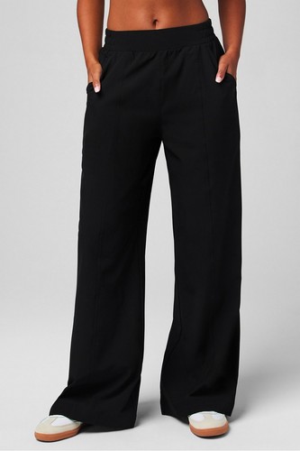 NEW Fabletics Women's Downtown Wide Leg Pants Elastic Waist Athleisure (Medium)