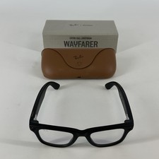 Ray-Ban Meta Wayfarer Gen 1 Matte Black/Clear Lens/Standard - Excellent