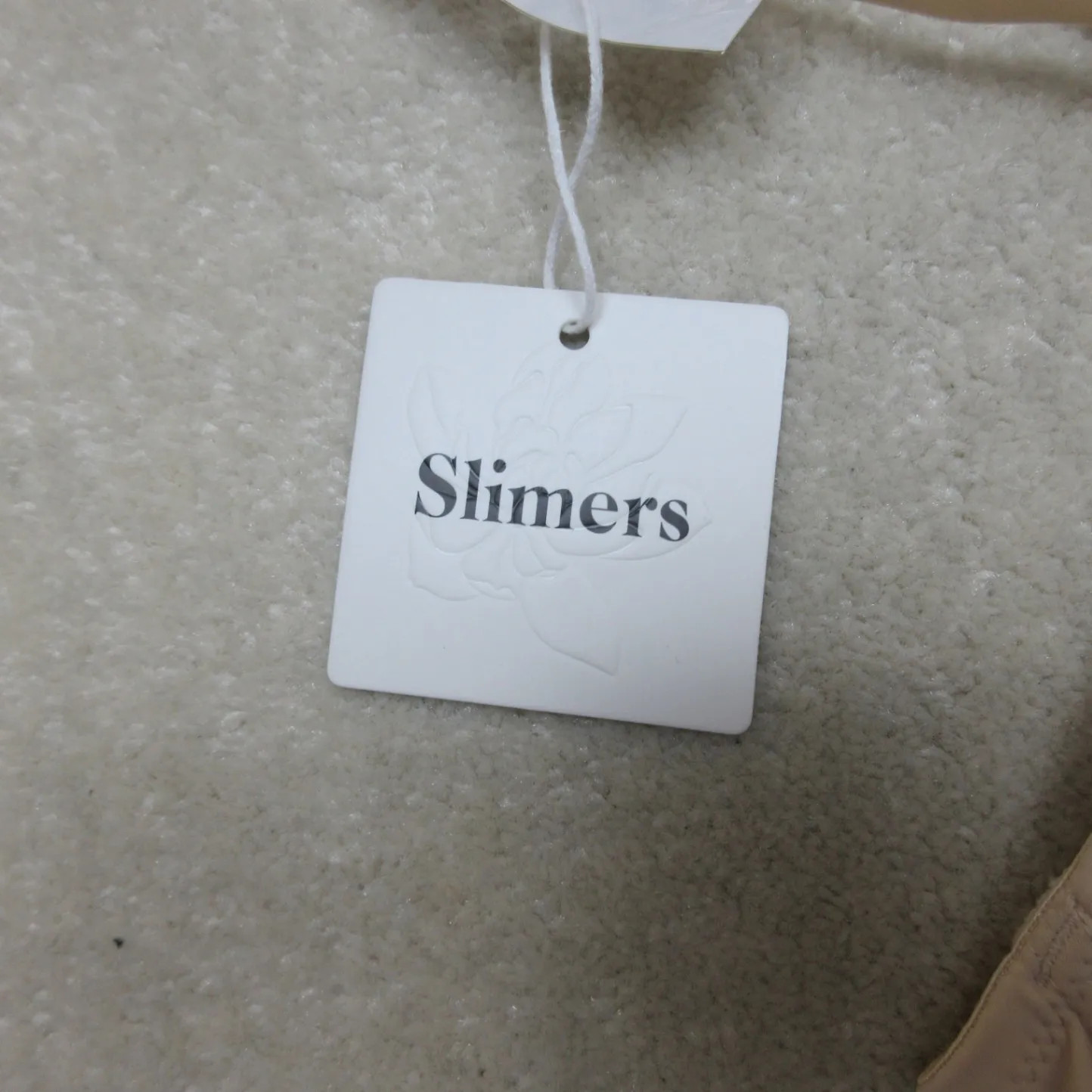 Slimers Women's Shapewear Bodysuit Size S Beige Adjustable Straps New